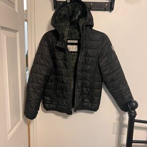 Abercrombie Kids Black Puffer Jacket